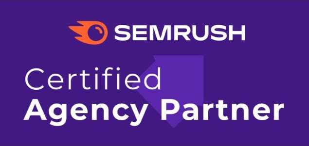 Semrush Certified Agency Partner badge - Digital Marketing Tribe is a Semrush certified agency partner